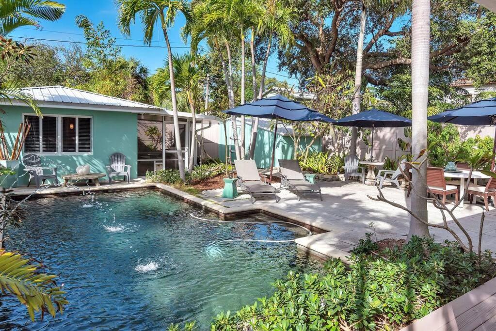 Art Deco Apt W Pool One Mile To Beach Pets Welcome Lake Worth Beach Exterior foto
